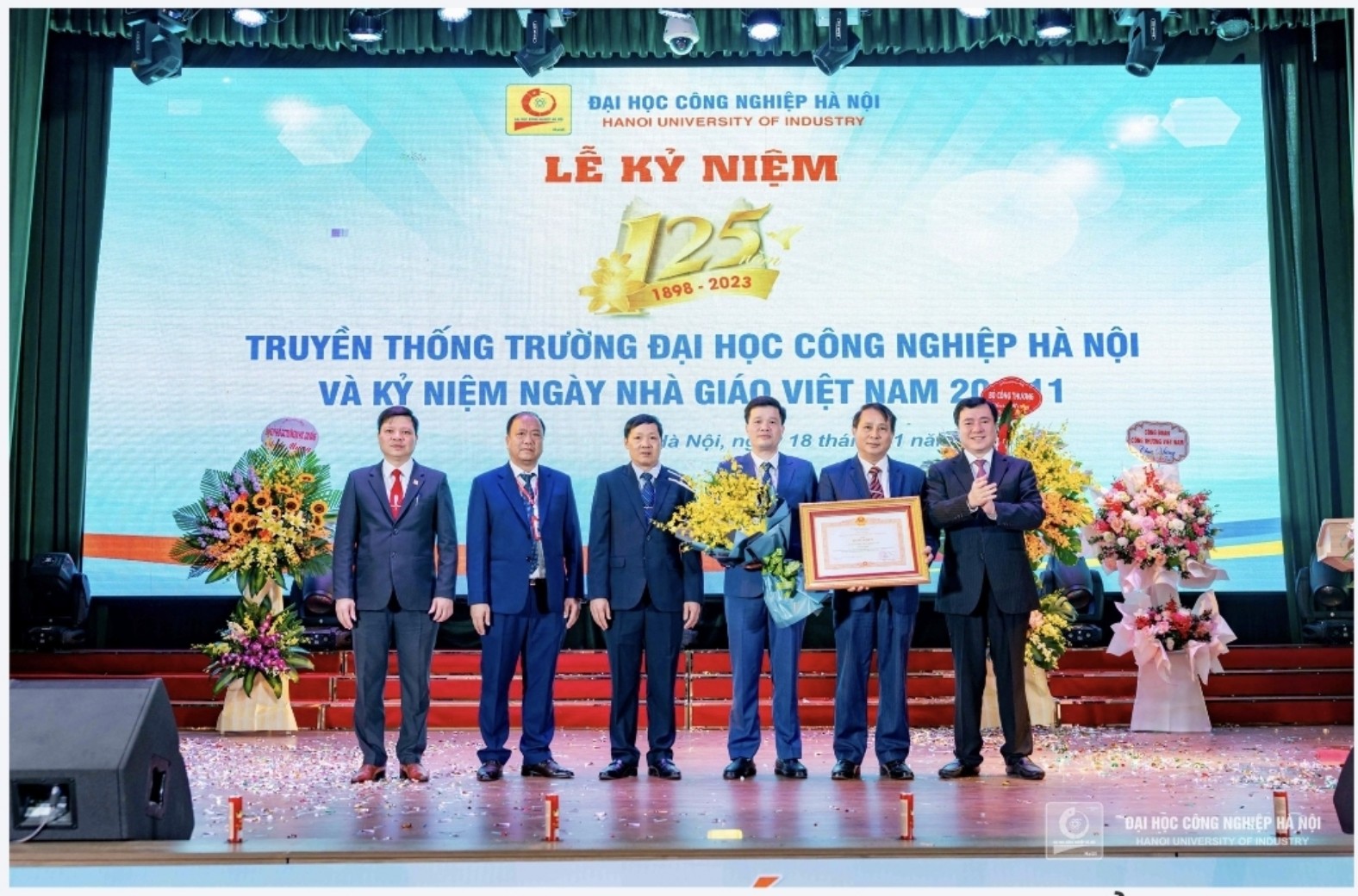 Hân hoan chào mừng 125 năm truyền thống Trường Đại học Công nghiệp Hà Nội (1898 – 2023) và 41 năm Ngày Nhà giáo Việt Nam 20/11