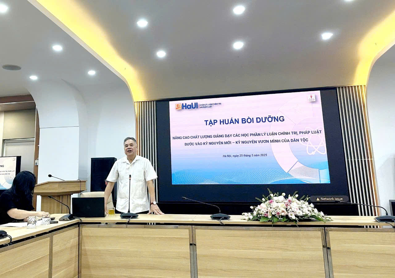 Tập huấn, bồi dưỡng nâng cao chất lượng giảng dạy các học phần Lý luận chính trị, pháp luật bước vào Kỷ nguyên mới – Kỷ nguyên vươn mình của Dân tộc