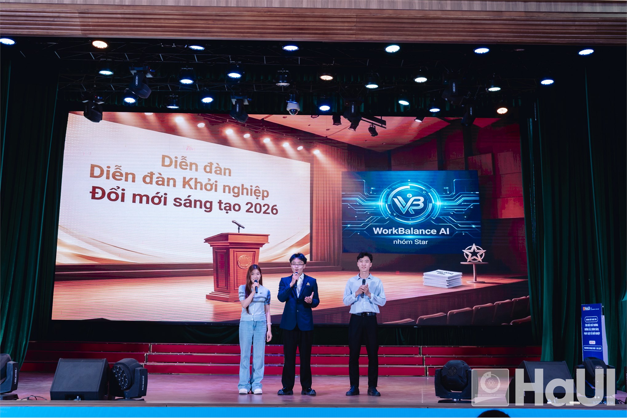 Thắp lửa khởi nghiệp bằng tri thức pháp lý – Dấu ấn Chung kết Cuộc thi tìm hiểu chủ trương, chính sách, pháp luật năm 2026 tại HaUI