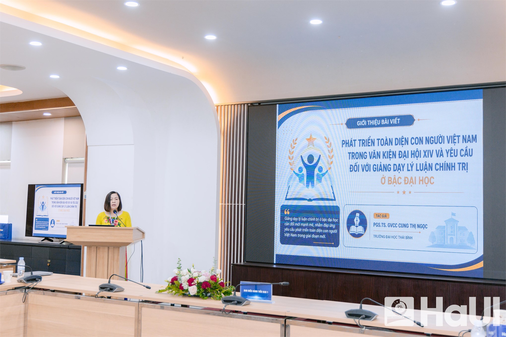 Hội thảo khoa học quốc gia “những vấn đề lý luận - thực tiễn”: kiến tạo giảng đường của tri thức, bản lĩnh và khát vọng cống hiến
