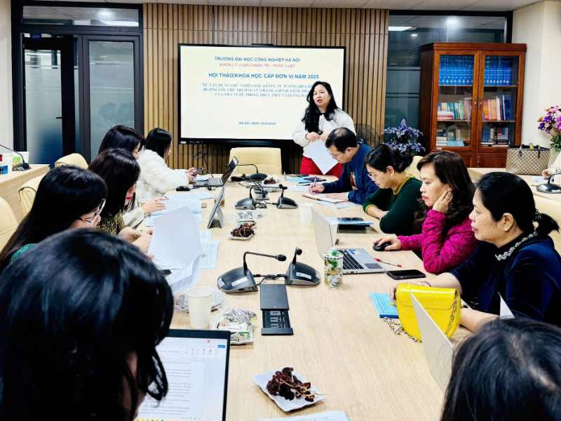 Hội thảo Khoa học cấp đơn vị Khoa Lý luận Chính trị - Pháp luật lần thứ 9 – Năm 2025