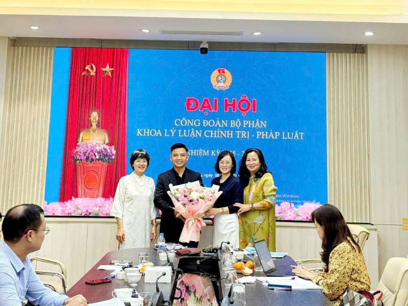 Đại hội Công đoàn bộ phận Khoa Lý luận Chính trị - Pháp luật nhiệm kỳ 2025 – 2030